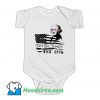 We The People George American Flag Baby Onesie