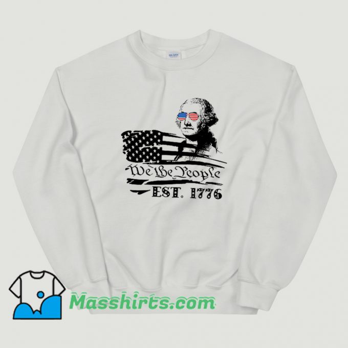 We The People George American Flag Sweatshirt