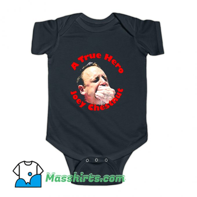 A True Hero Joey Chestnut Baby Onesie