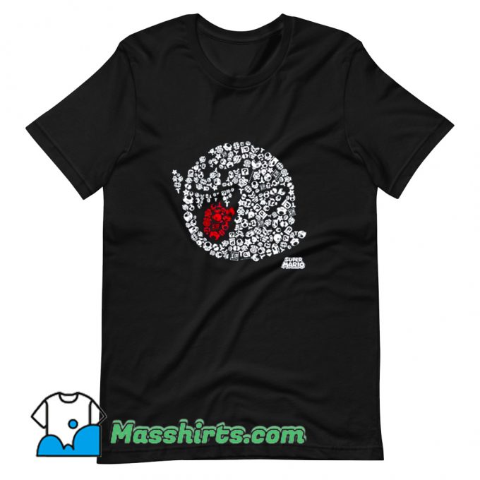 Awesome Super Mario Iconic Boo T Shirt Design