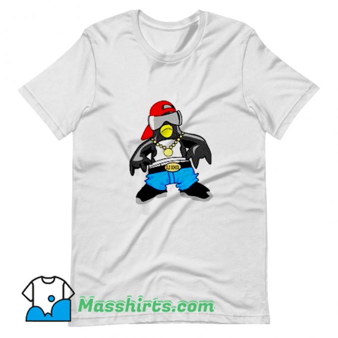 Best Penguin Hip Hop Rapper T Shirt Design
