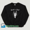Best Rock N Roll Skeleton Hand Horns Sweatshirt