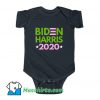 Biden Harris 2020 Pink Green Democrat Liberal Baby Onesie