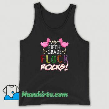 Cheap My Fifth Grade Flock Rocks Tank Top