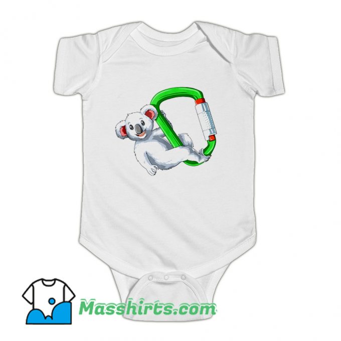 Chilled Koala Climber Bouldering Baby Onesie