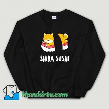 Classic Cartoon Shiba Sushi Sweatshirt