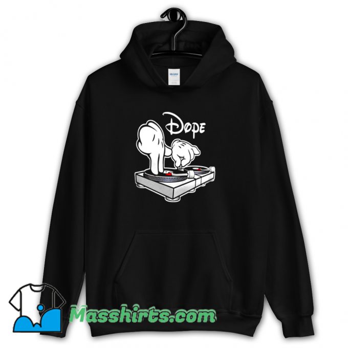 Classic Dope DJ Cartoon Hands Hoodie Streetwear