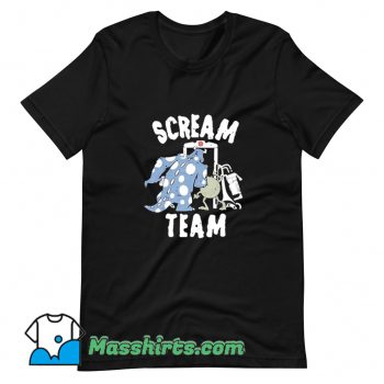 Classic Pixar Monsters University Scream Team T Shirt Design