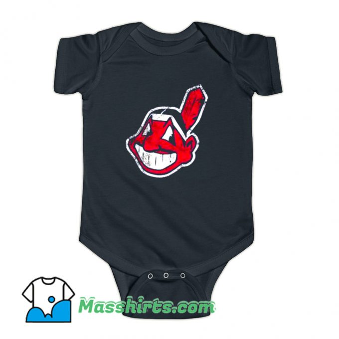 Cleveland Indians Mascot Chief Wahoo Baby Onesie