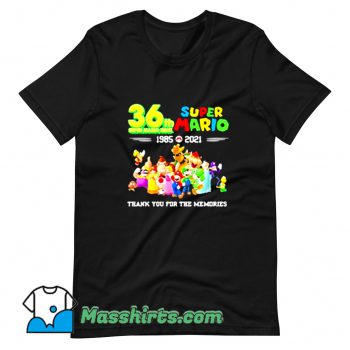 Cool 36 Th Super Mario Bros 1985 2021 T Shirt Design