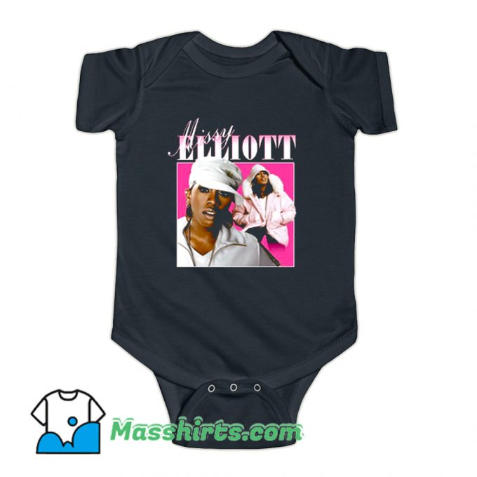 Cool Missy Elliott Music Hip Hop Baby Onesie