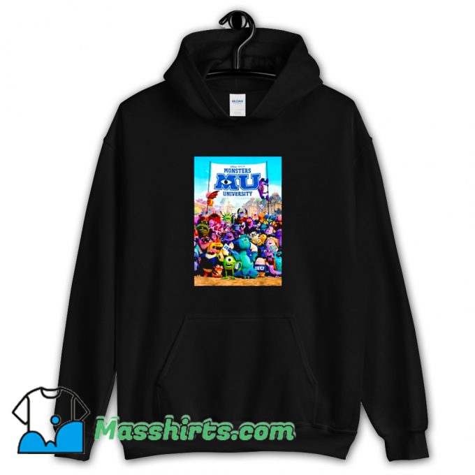 Cute Monsters University Poster Hoodie Streetwear