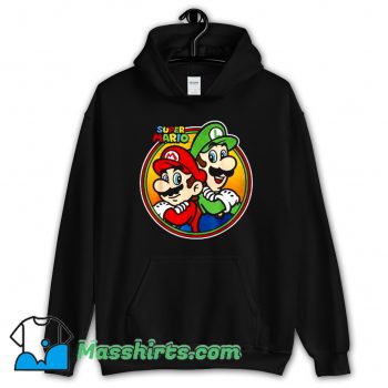 Cute Super Mario Luigi Brothers Circle Hoodie Streetwear