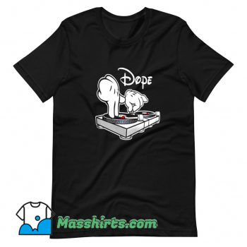 Dope DJ Cartoon Hands T Shirt Design