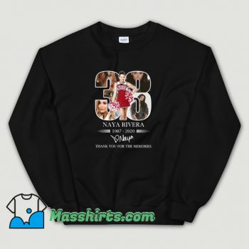 Funny 33 Naya Rivera Thank You For The Memories Sweatshirt