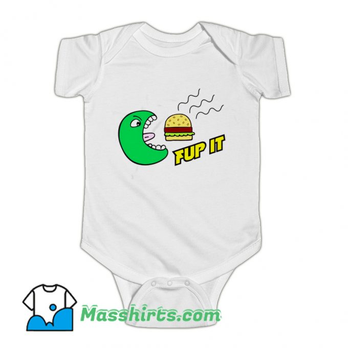 Fup It Cheeseburger Monster Baby Onesie