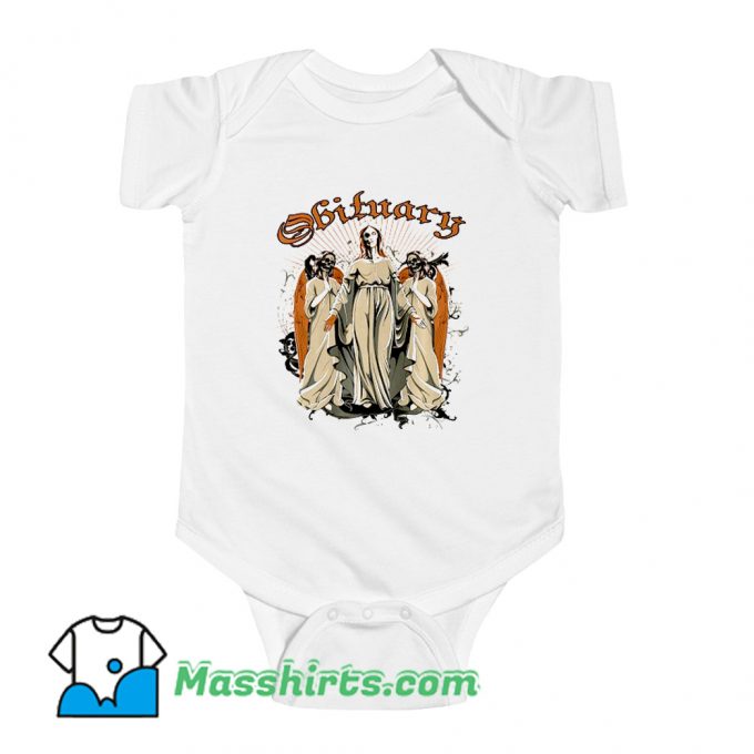 Halloween Obituary Baby Onesie