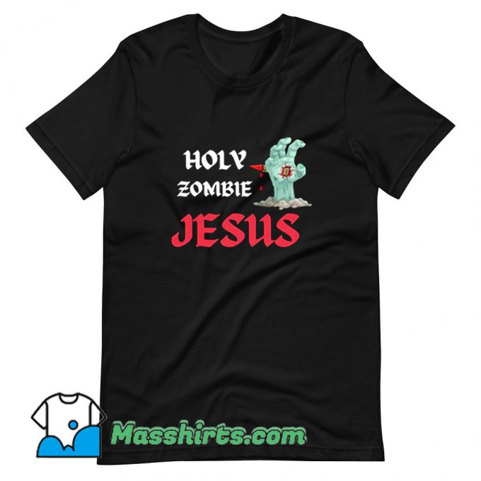Holy Zombie Jesus Vintage T Shirt Design