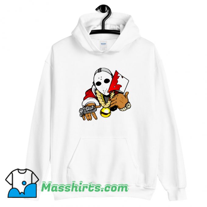 Jason Voorhees Parody Rapper Hip Hop Funny Hoodie Streetwear