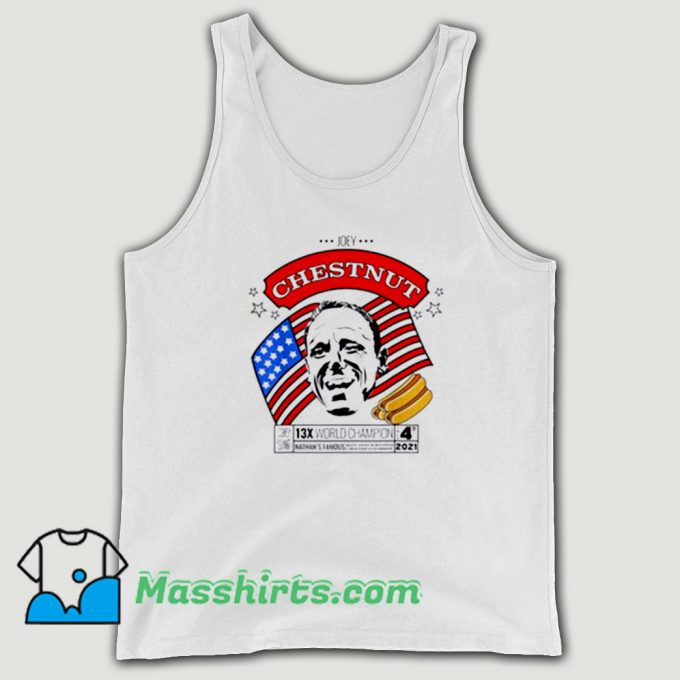 Joey Chestnut 4th Of July Tank Top On Sale