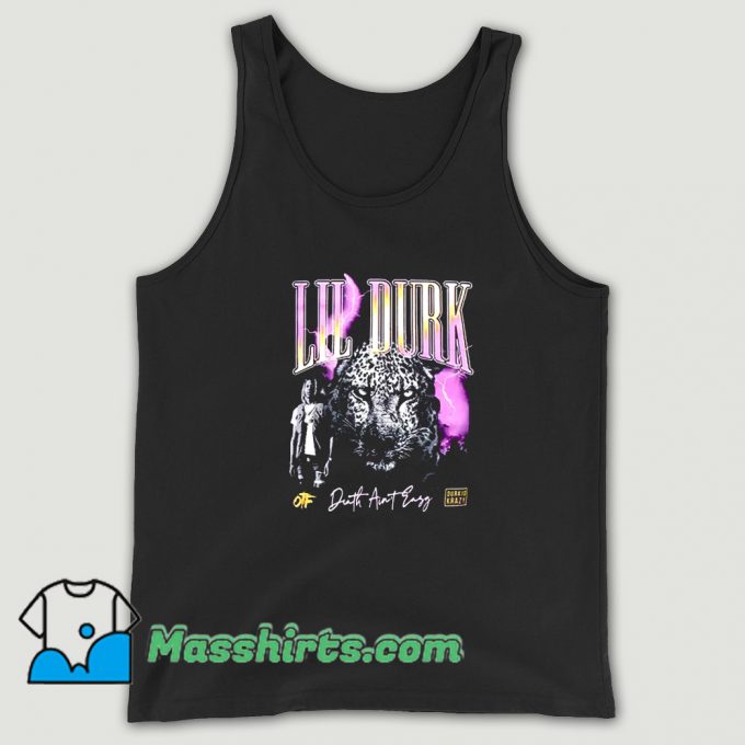 Lil Durk Leopard Death Aint Easy Tank Top