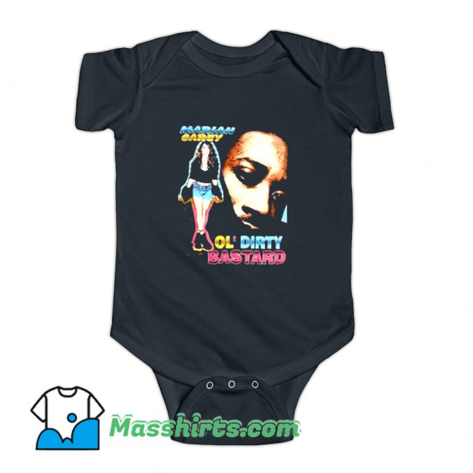 Mariah Carey And Ol Dirty Bastard Hip Hop Baby Onesie