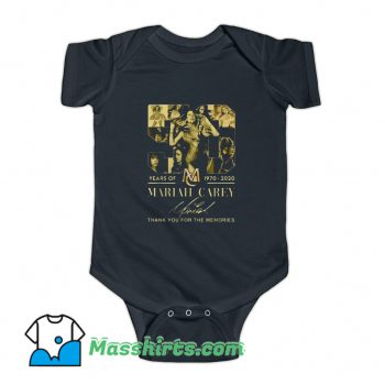 Mariah Carey Thank You For The Memories Baby Onesie