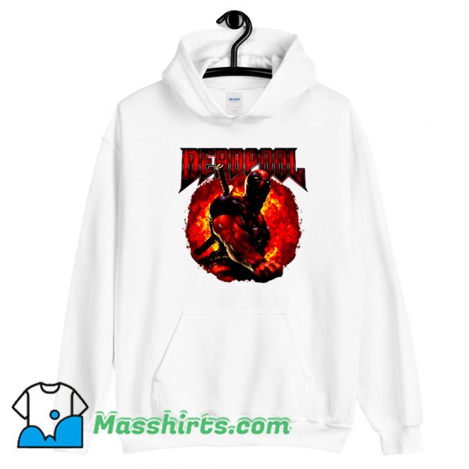 Marvel Deadpool Epic Heavy Metal Hoodie Streetwear