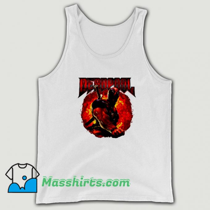 Marvel Deadpool Epic Heavy Metal Tank Top On Sale