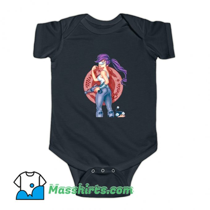 Miss Leela Futurama Baby Onesie