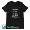 Missy Elliott Is My Spirit Animal Vintage T Shirt Design