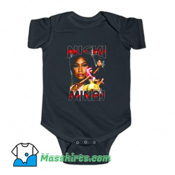 Nicki Minaj 90s Rap Vintage Baby Onesie