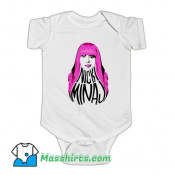 Nicki Minaj Pink Hair Baby Onesie