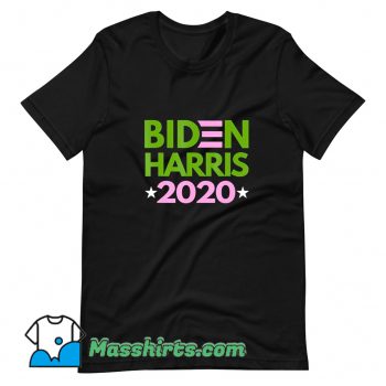 Original Biden Harris 2020 Pink Green Democrat Liberal T Shirt Design