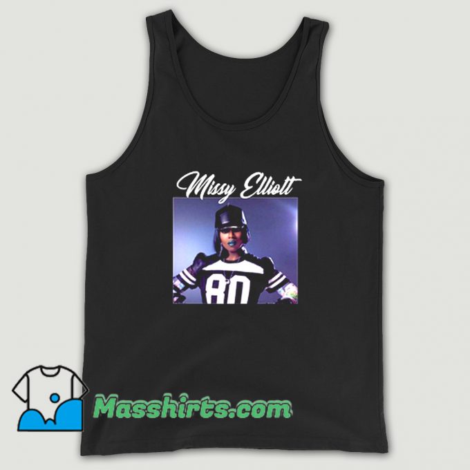 Rapper Missy Elliott Retro 90s Tank Top On Sale