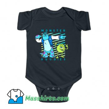 Sulley and Mike Wazowski Monster Buddies Baby Onesie