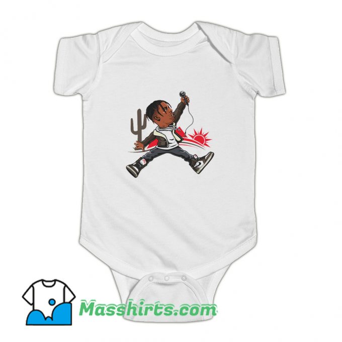 Travis Scott Jumpman Funny Baby Onesie