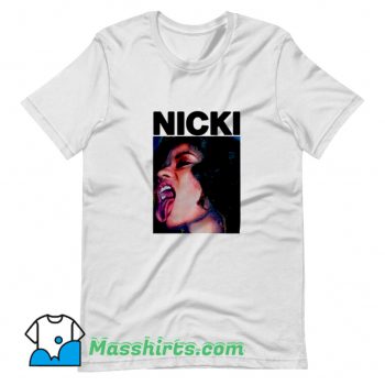 Vintage Face 3D Nicki Minaj T Shirt Design