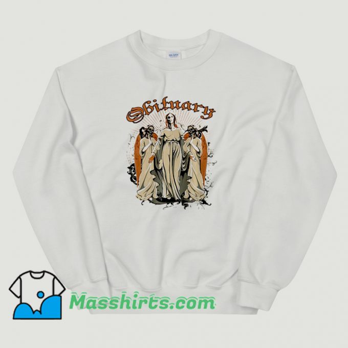 Vintage Halloween Obituary Sweatshirt