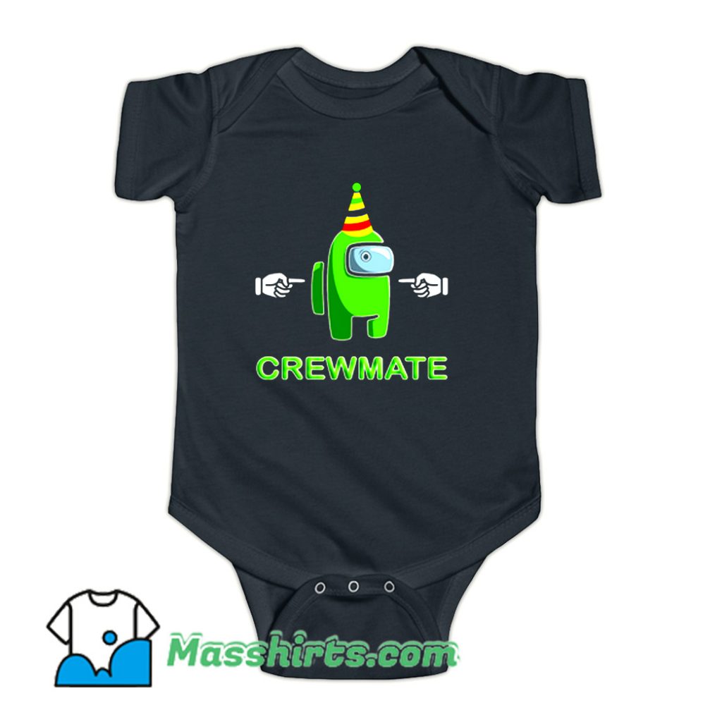 Among Us Green Crewmate Baby Onesie By Masshirts.com