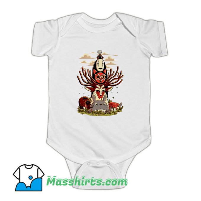 Anime Manga Ghibli Totem Baby Onesie