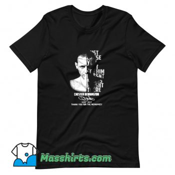 Awesome Chester Bennington Thank You For Memories T Shirt Design
