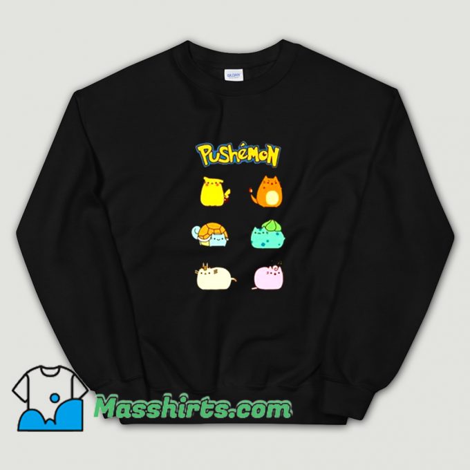 Awesome Pushemon Pokemon Sweatshirt