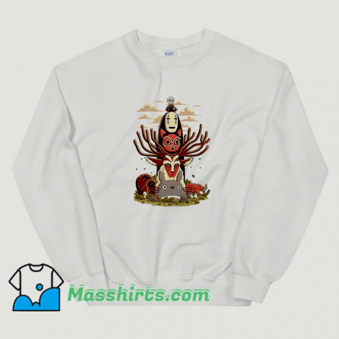 Best Anime Manga Ghibli Totem Sweatshirt