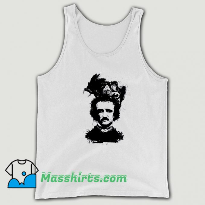 Cheap Edgar Allan Poe Dark Tank Top