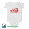 Cheap I Want To Swim In The Swanepoel Baby Onesie