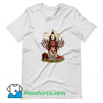 Classic Anime Manga Ghibli Totem T Shirt Design