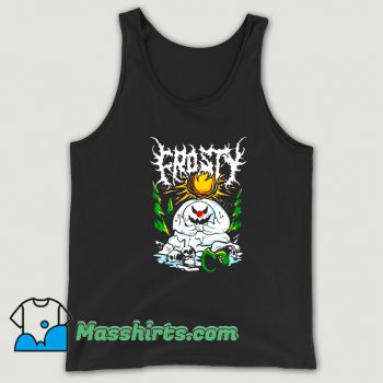 Classic Frosty Angry Snowman Tank Top