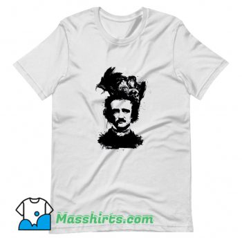 Cute Edgar Allan Poe Dark T Shirt Design
