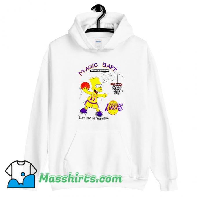 Cute Magic Bart Simpson To The Hoop Man Hoodie Streetwear